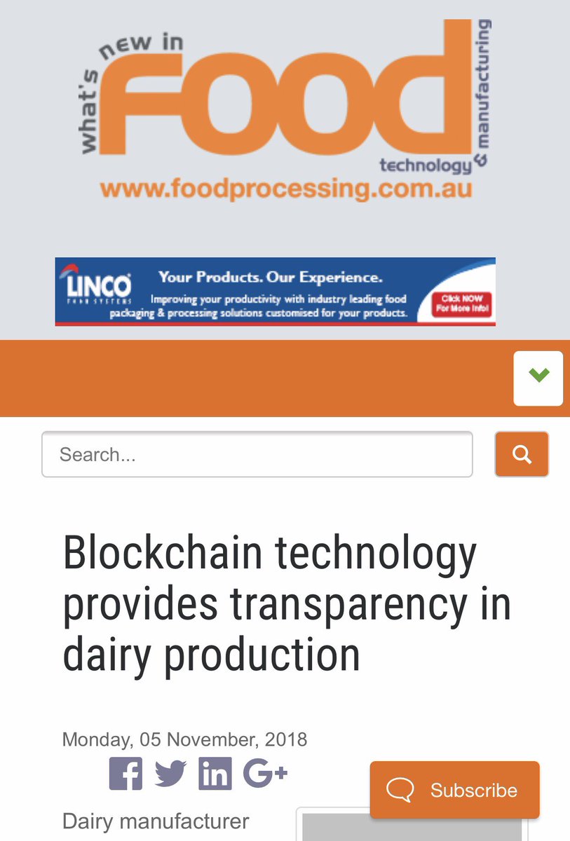 BrandChainLLC's tweet photo. Amazing to see that News travels fast about our latest #BlockChain Development for 'Arla Finland'!!! All over the #world publications are published (Russia, UK, USA, UKRAINE, AUSTRALIA, JAPAN etc) and the attention grows for our #SupplyChain Solutions!

https://t.co/XBRn0LO8UC https://t.co/CuvtSOsC20