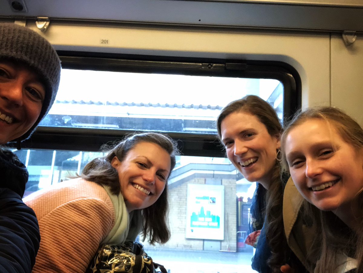 quooddy's tweet photo. Snow algae meeting #SAM2018 with @kodner_lab, @WWU undergrad Kristen and grad student Rachel https://t.co/9C1aGn1lsh