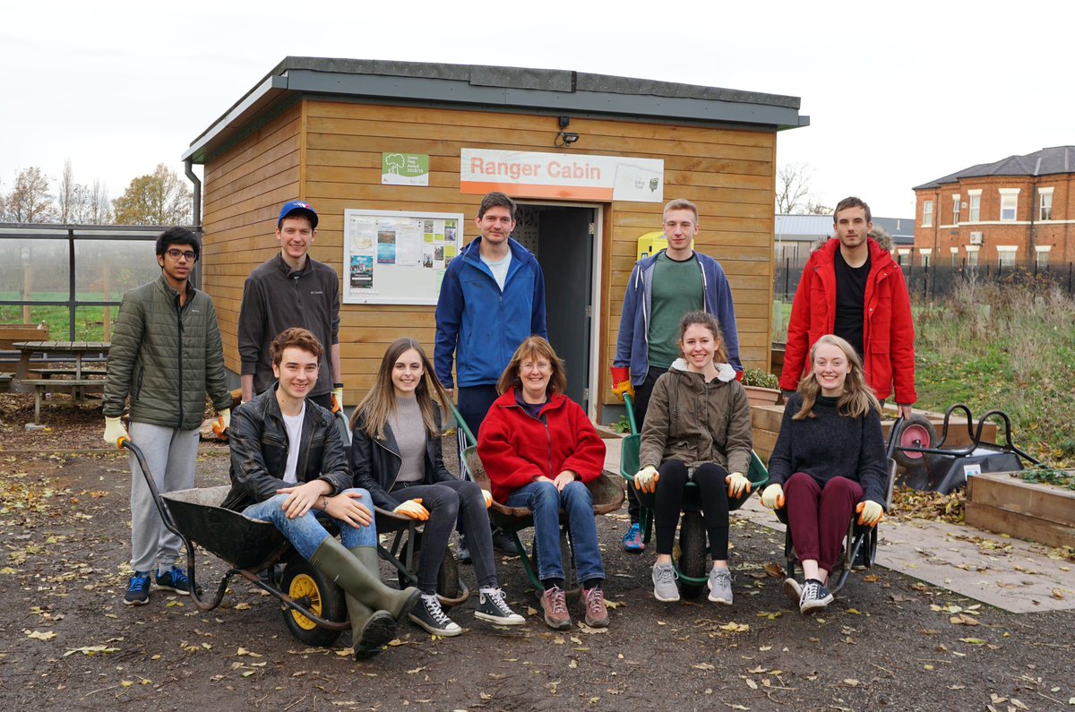 Thank you to the students from <a href="/uochester/">University of Chester</a> who volunteered at the park yesterday for #WellyWednesday.  They did a fantastic job resurfacing the path through our nature reserve. Well done <a href="/UoCWildSociety/">Chester Wild</a>!