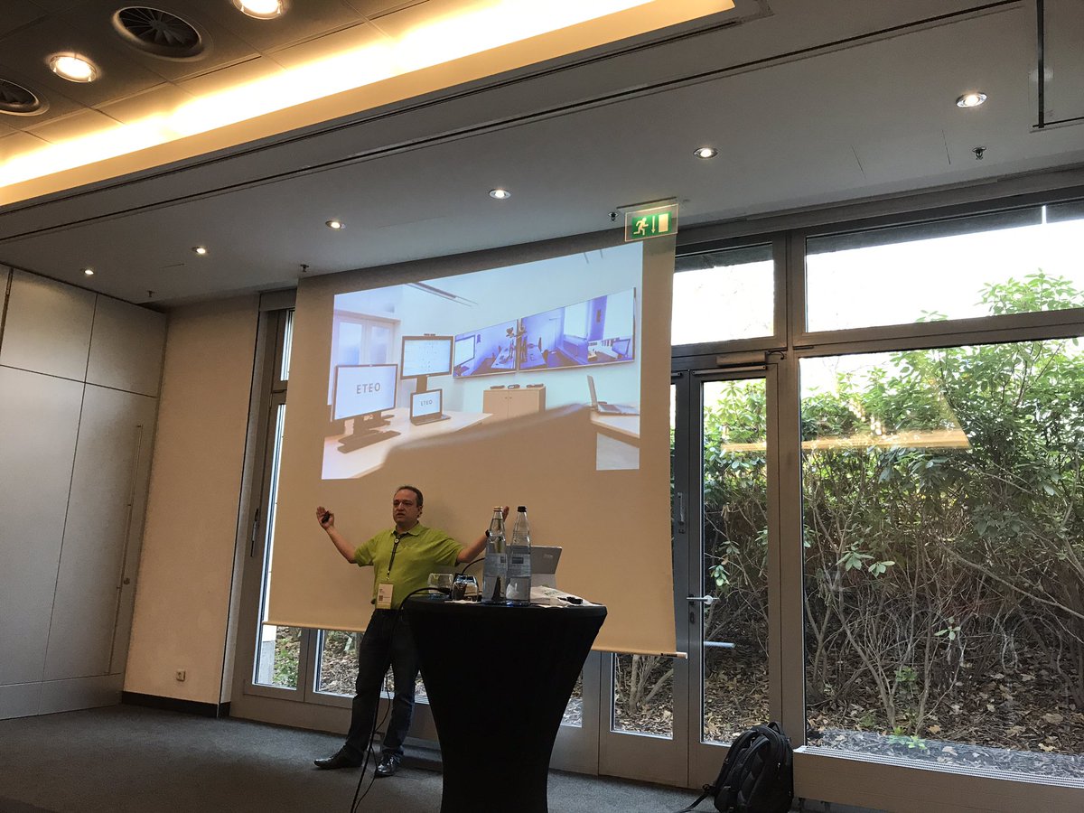 AgileTD's tweet photo. One team one office although distributed. Video calls, interactive Scrum boards and virtual rooms help the distributed teams to work together, talk about problems and share knowledge. #ETEO @KayGrebenstein @SaTestservices https://t.co/It1fAbp4gI