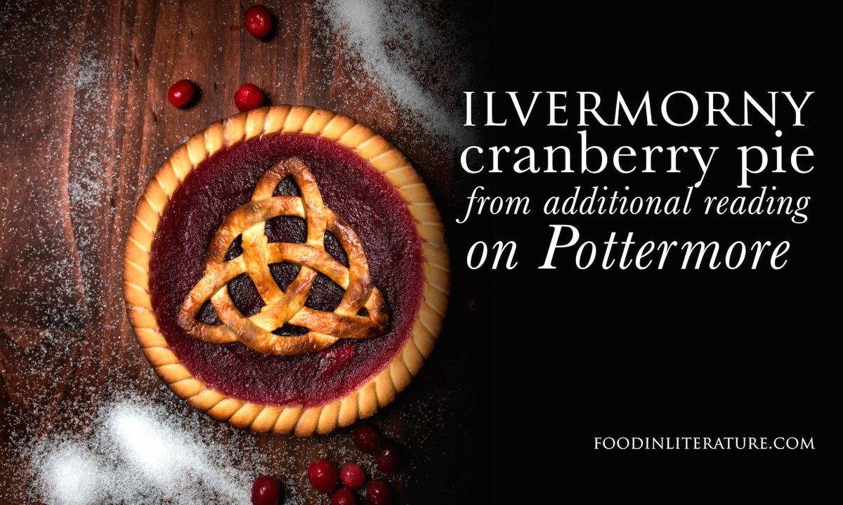 brytontaylor's tweet photo. Planning your Thanksgiving menu for next week? Up the geek factor and make a Ilvermorny cranberry pie --> https://t.co/tChUeoqhYy https://t.co/JjRh2Xv1O7