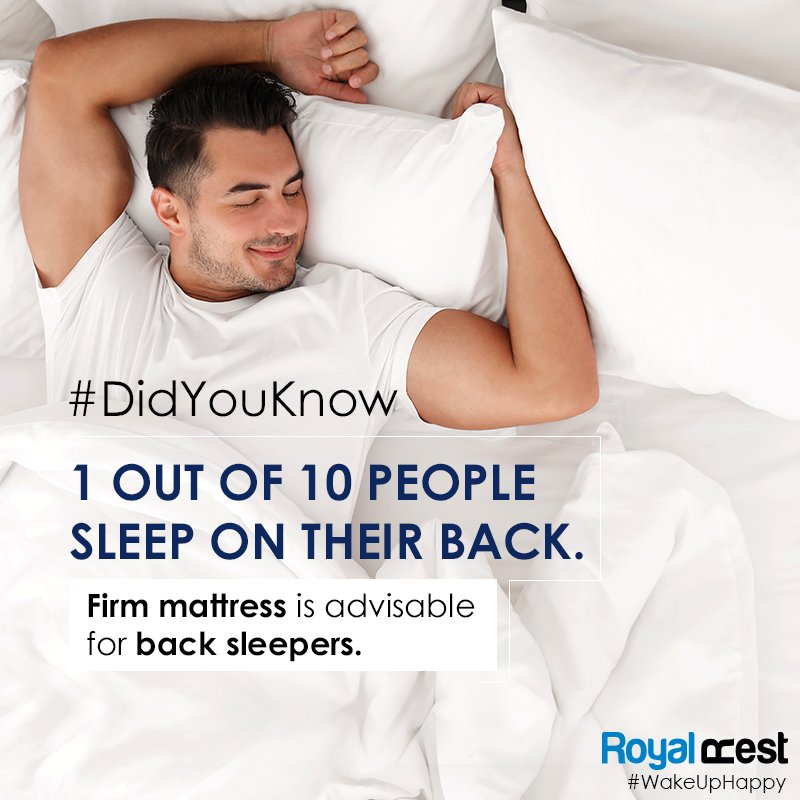 Royal_Rest's tweet photo. To all the back sleepers out there, check out our Firm Mattress collection for a better sleep: https://t.co/Aie36KAuO9 https://t.co/rRbl8hk8no