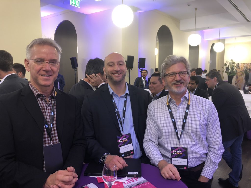 gunther_manz's tweet photo. #SAPoutsidetheblock #sap #canelotIT #blockchain #berlin ... meet the experts from #dellemcsap and #camelotIT https://t.co/F2uEyyGrMV