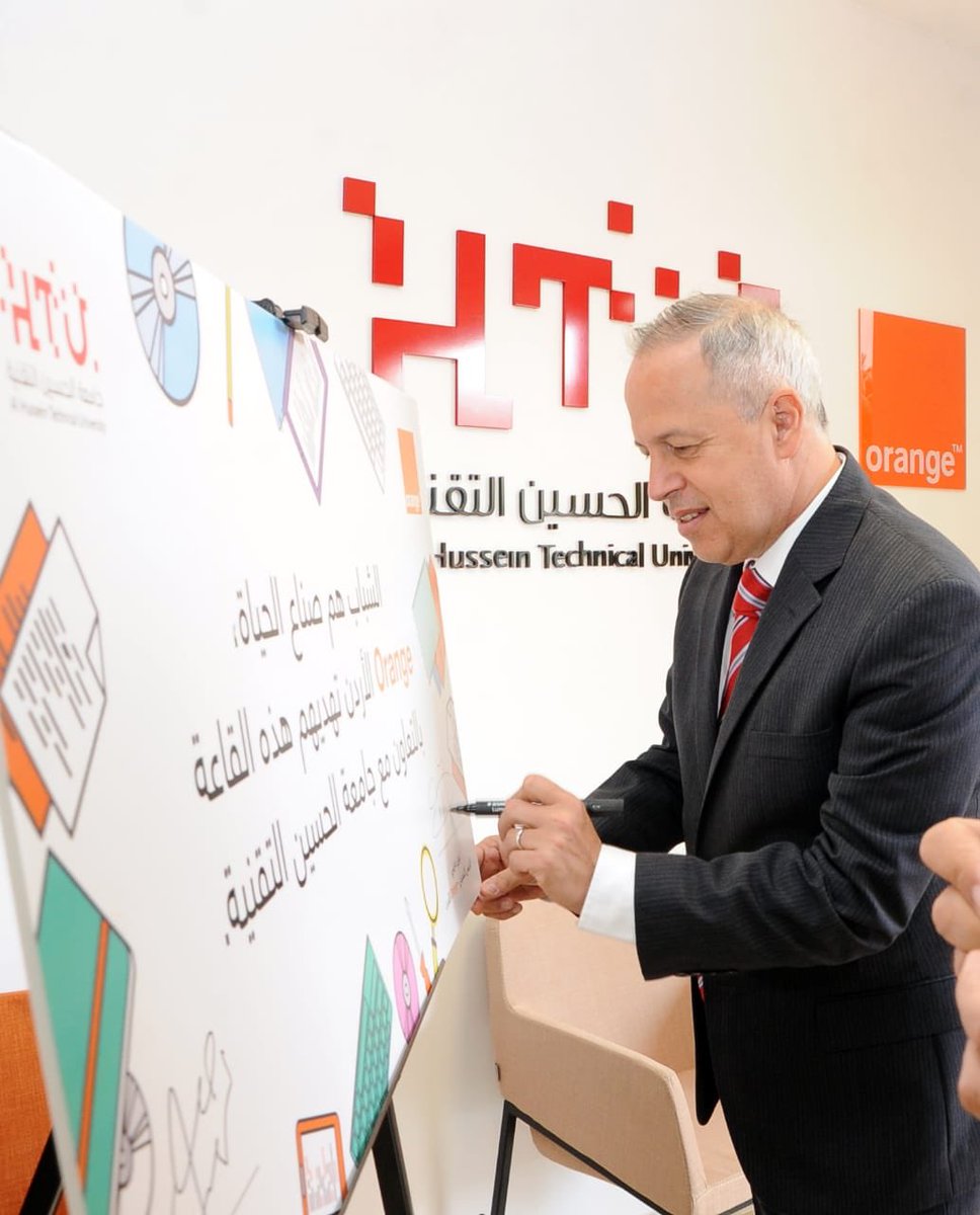 thierrymarigny's tweet photo. Inspired by our belief in youth &amp; supporting education, today we inaugurated the Students’ Hall at @HTUjo, &amp; are proud to have them as a strategic partner. The hall provides students with a study atmosphere that fits all their needs and gives space for innovative activities https://t.co/0DNeeolA44