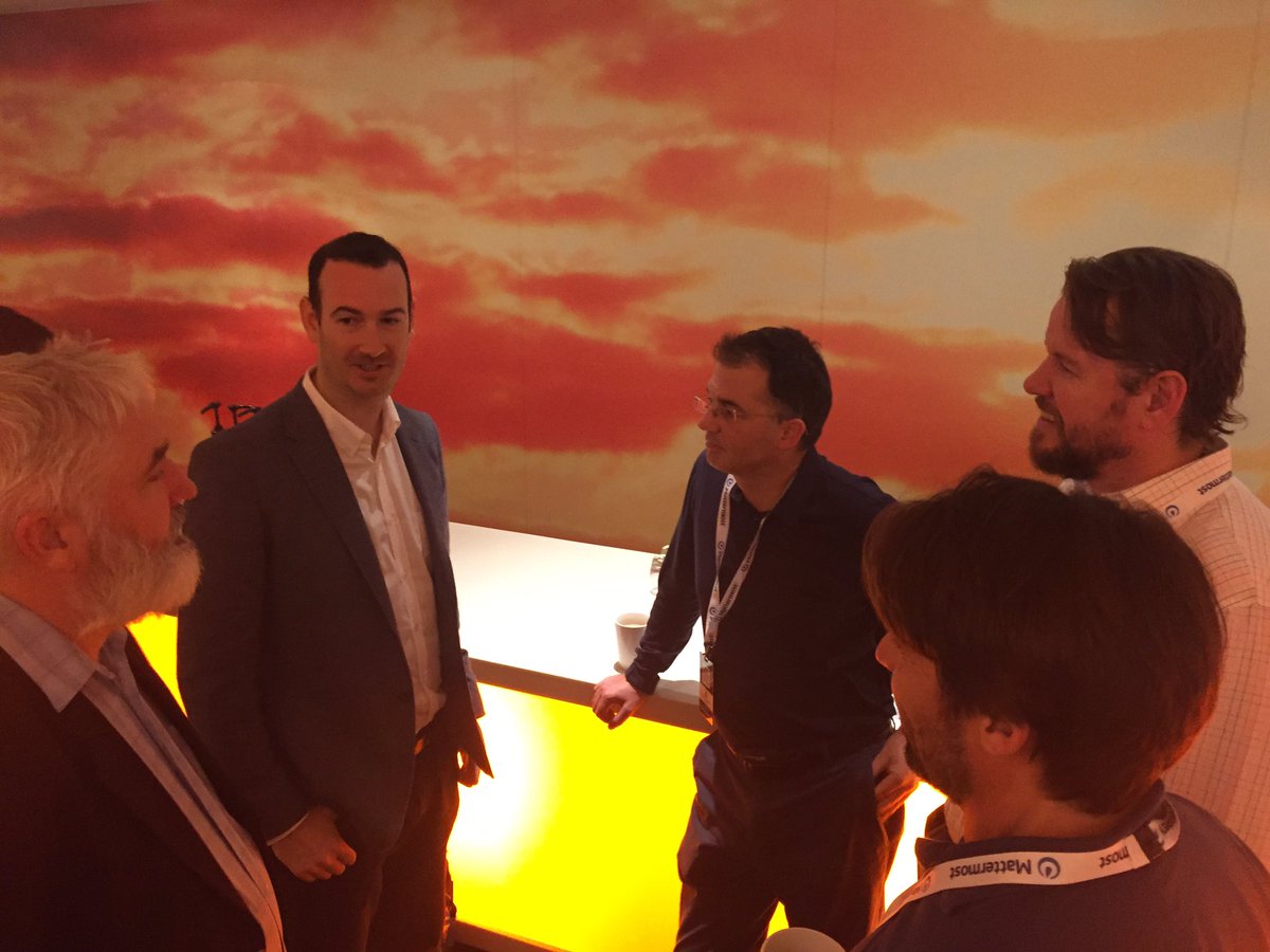 FINOSFoundation's tweet photo. Impromptu discussions amongst members, contributors, and open source advocates - including and especially between market competitors - is what itโs all about at #OSSF2018 https://t.co/b6ox4ZojKJ