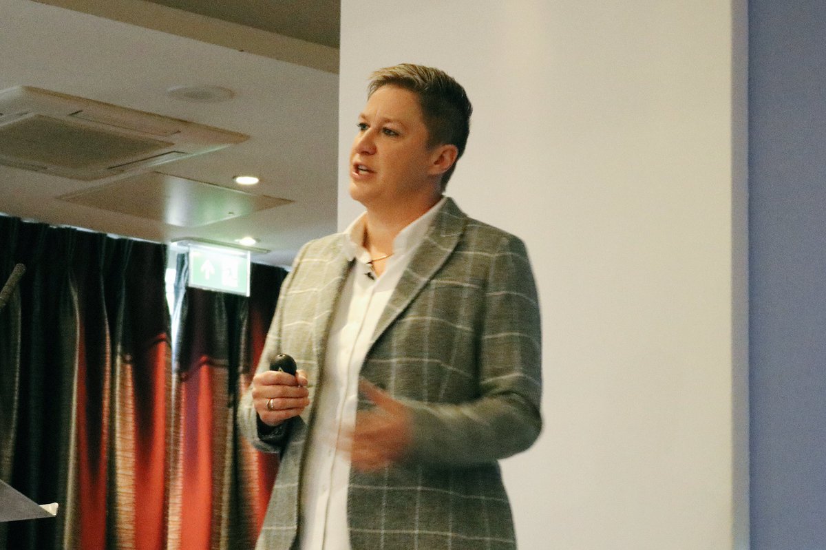 BFA_UK's tweet photo. bfa CEO @pipwilkins and bfa COO Emily Price QFP are the first presentations of the day, speaking about their different journeys into leadership. #EWIB https://t.co/Rt7F77Iwj9