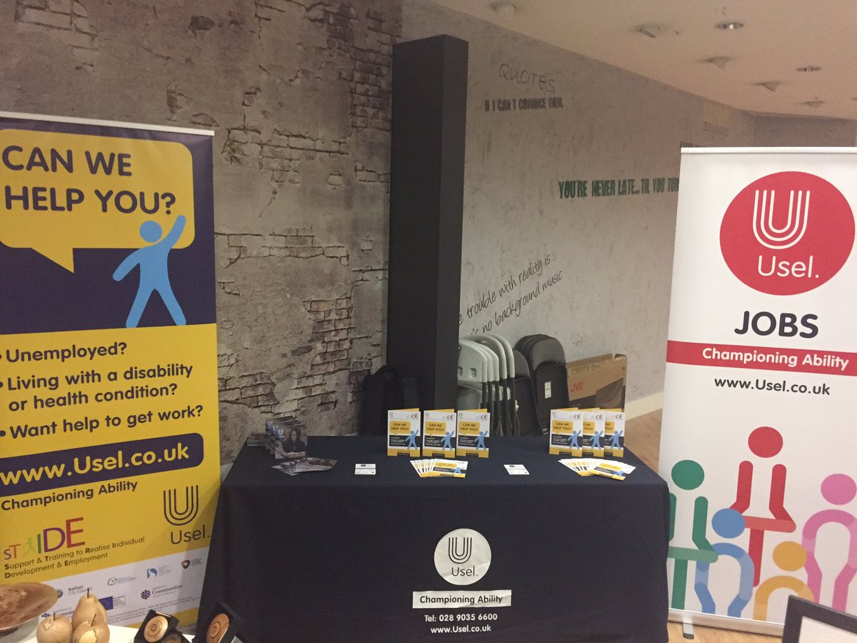 USEL182's tweet photo. Come join us this #socialenterpriseday @FairhillSC for @BMABusinessCent #SocEntDay. Come here about our #StrideProgramme &amp; #FactoryShops  @USEL182 #WhoKnew @socentni  #usel #outandabout https://t.co/BlqqdENfwR