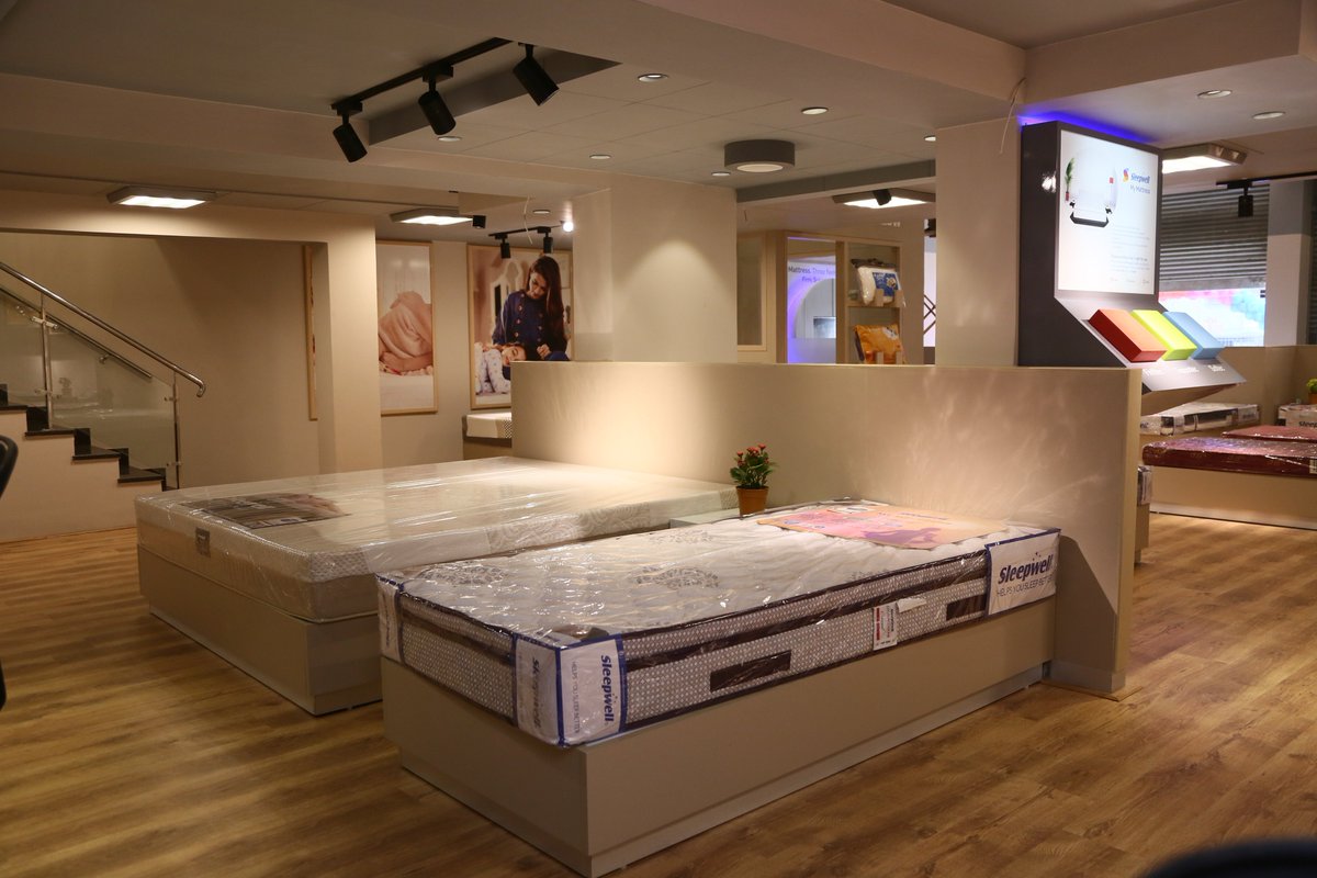 DHIPL's tweet photo. New Pilot Showroom Installed by Design House India Pvt Ltd for Sleepwell at Jaipur, Rajasthan on 4th November 2018.
We are presenting some glimpses.
https://t.co/WfLltFC9ac
#DesignHouseIndiaPvtLtd #DHIPL #PilotShowroom #Sleepwell #Jaipur #Inauguration https://t.co/Y4SJWc12op