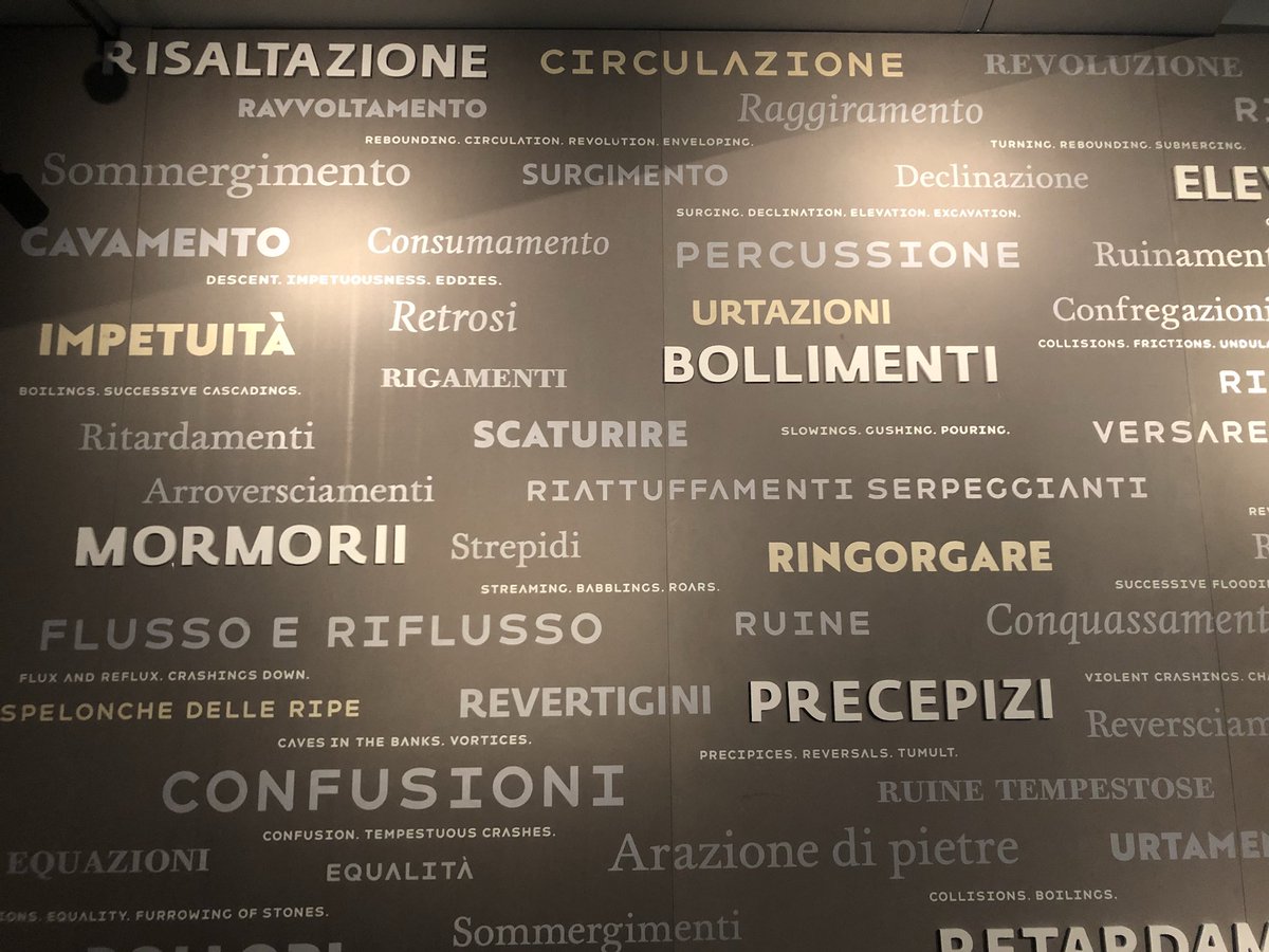 UffiziGalleries's tweet photo. Quante cose può fare l’acqua? Mutare stato fisico, cambiare all’improvviso il suo percorso, travolgendo e trasformando. Leonardo inventa un formidabile “acquario”di parole per emulare l’incredibile potenza dell’acqua. #Leonardo500 #Leonardo2019 #CodiceLeicester #UffiziforLeonardo https://t.co/0gfjGn0Vlj