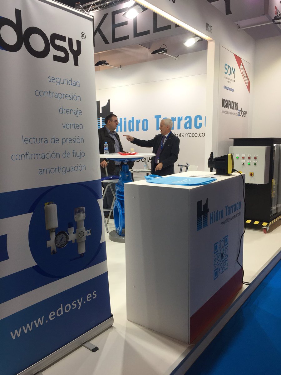 HidroTarraco's tweet photo. Recta final en la feria @iwaterbarcelona, les esperamos en el stand #B233 con #Hawle #Calpeda #SDM Innovación&Tecnologia No se pierda nuestra App de #RealidadAumentada https://t.co/nsQOmtwUwk