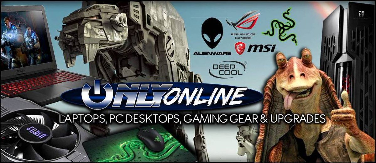 OnlyOnline11's tweet image. @OnlyOnline11 Online is a #ComputerOnlineShop stocking only the best &amp;amp; at the lowest prices #PCGaming #PCDesktops &amp;amp; #Laptops, Hardware Upgrades &amp;amp; #GamingGear for #PCgamers with the latest #Notebooks, #Laptops #GraphicCards, #Motherboards, #PCKeyboards, Mouses &amp;amp; other Accessories.