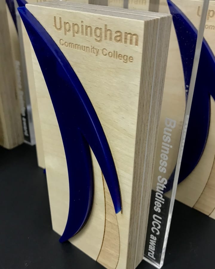 UCC_Rutland's tweet image. The awards are ready...
#TeamUCC are looking forward to tonight's presentation evening. #TogetherStronger #GCSEs2018 #alumni