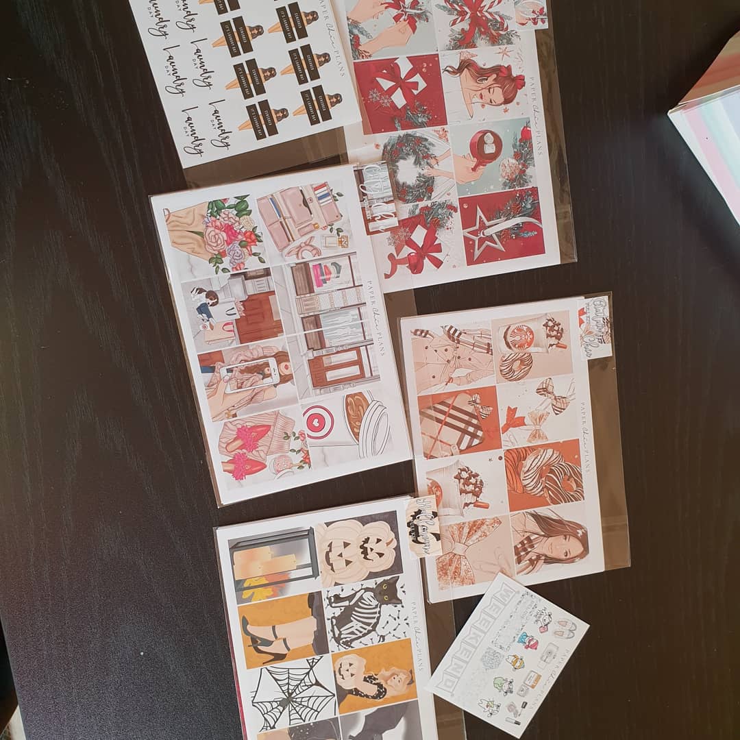 Love the happy mail I collected this morning I can't wait to use it. #paperchicplans #happymail #stickers #erincondren #plannercommunity #plannerdecoration #plannernerd #planners #planneraddict #plannerdecoration #plannernerd