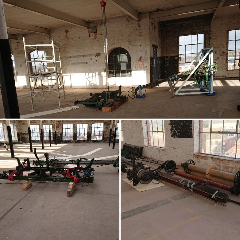 trowmuseproject's tweet photo. We're in pieces at Trowbridge Museum, well our Dobcross Loom is. Amazing machine designed in the 19th Century and hardly altered for use in the 21st century. Will form part of new displays in the upper floor of our expanded Museum. Onwards and Upwards. https://t.co/1X1xxi999J