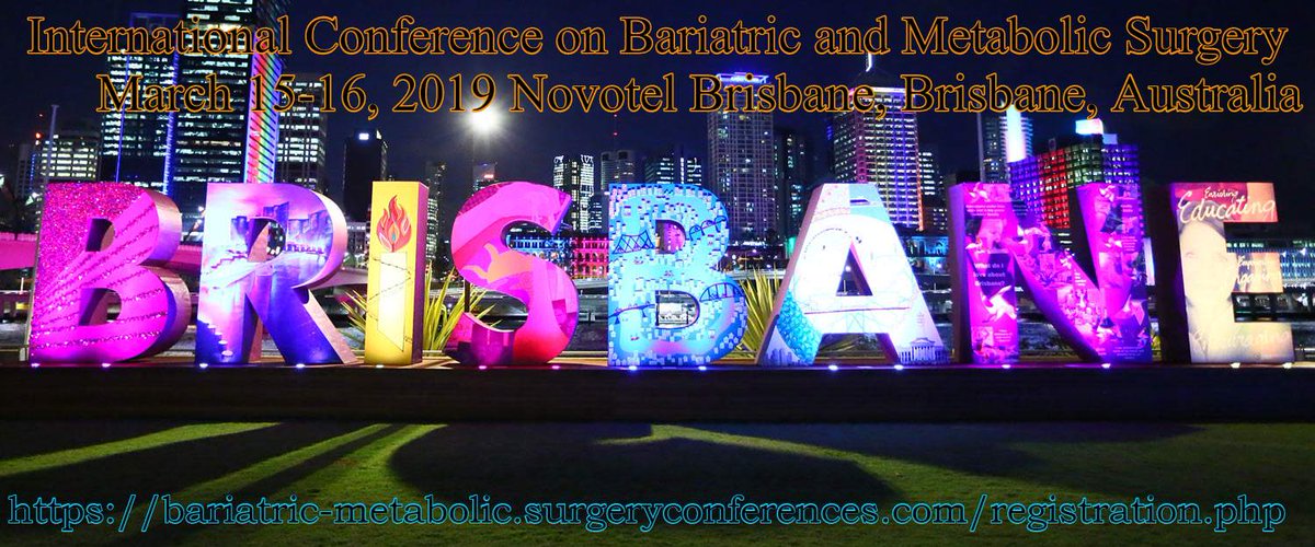 bariatrics2019's tweet photo. #International #Conference on #Bariatric and #Metabolic #Surgery
#March 15-16 2019, #Available #Discounts for #Group #Registration and #Available #speaker #slots https://t.co/LaBDcFiPd9