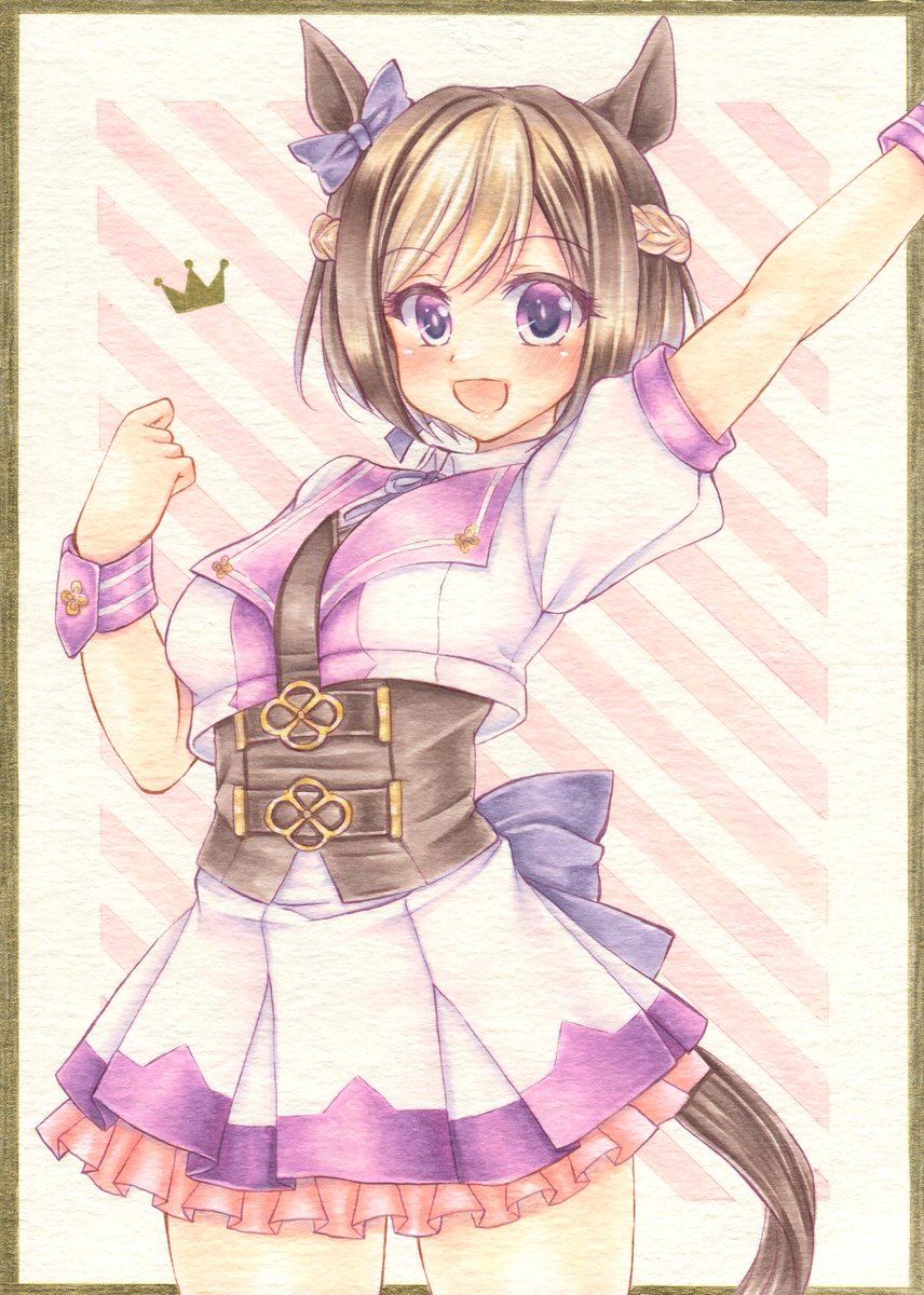 ウマ娘 アニメ9話目中 ウマ娘皆の明るい性格が好き W アナログ絵 ウマ娘 ねこ魚のイラスト ウマ娘 アニメ9話目中 ウマ娘皆の明るい性格が好き W アナログ絵 ウマ娘 ねこ魚のイラスト