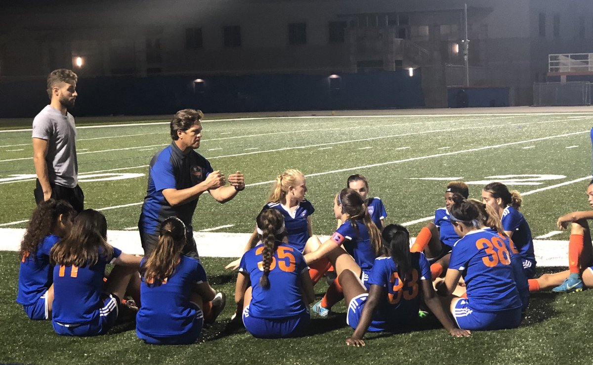 WOGirls_Soccer's tweet photo. On Tuesday night, after the game, Coach Broz told the team “You can’t win ‘em all unless you win the first one.” Both teams won, and the 2018-19 campaign is ON! #Focused #Determined #TogetherWeWin #WOHS #OneWarriorTeam #WOCounty https://t.co/3N1jgmfHNf