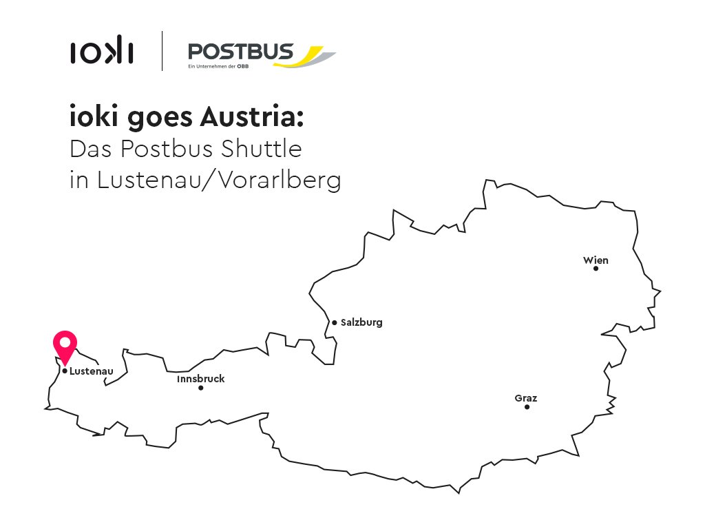 ioki_mobility's tweet photo. ioki goes #Austria – Hallo Lustenau ☺️ Heute starten wir gemeinsam mit @unsereOEBB Postbus in den Testbetrieb für das #PostbusShuttle in Lustenau/Vorarlberg im schönen #Österreich. ioki macht den ländlichen Raum mobil – mit dem ersten #internationalen Pilotprojekt ❤️ https://t.co/BncgcXA26y