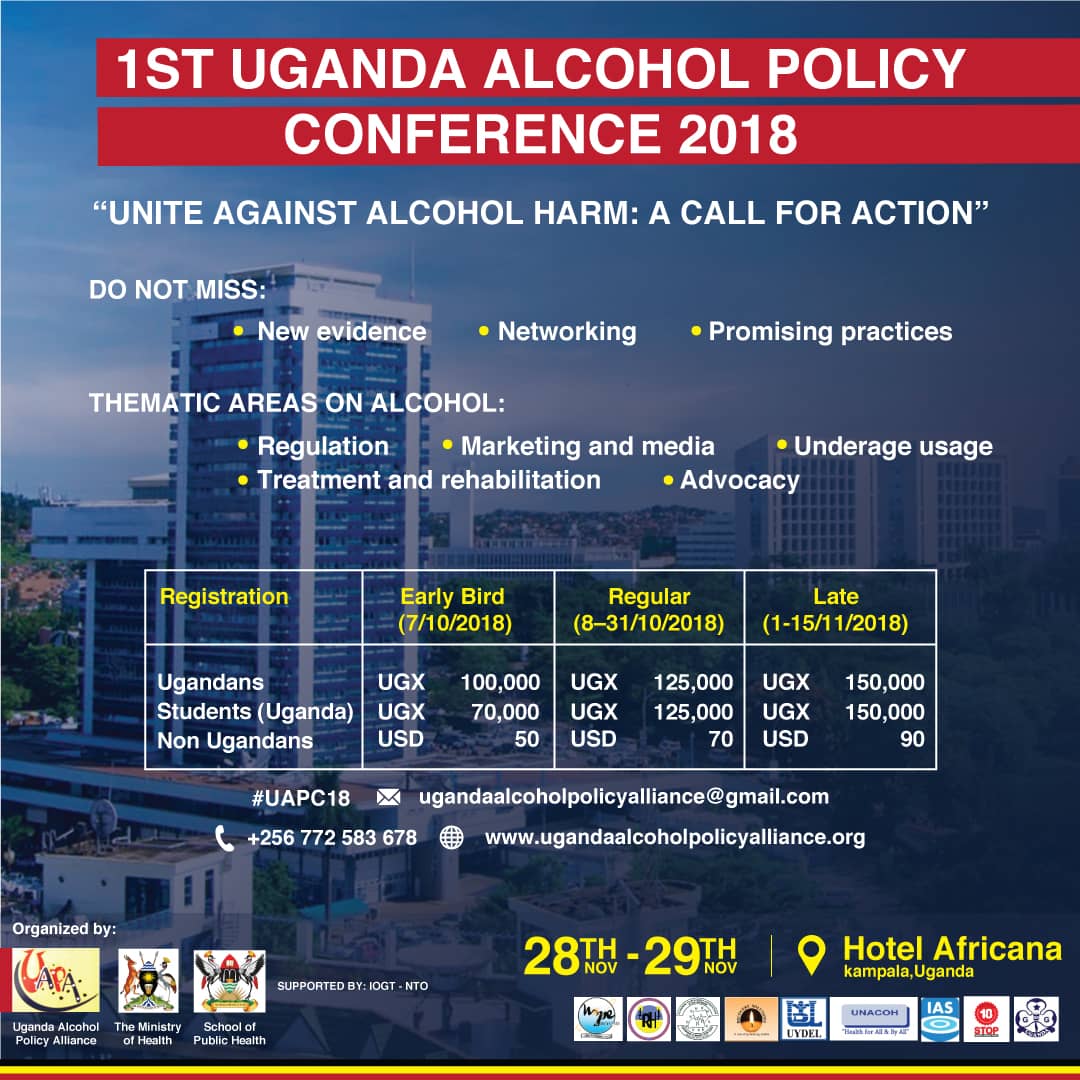 Uganda Alcohol Policy Alliance tweet media