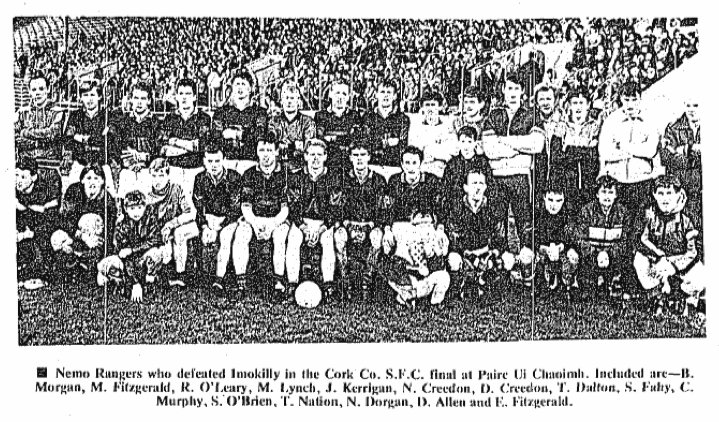 nemo_archive's tweet photo. #onthisday Sunday, 15 November 1987 at Pairc Ui Chaoimh
Cork Senior Football Championship Final
Nemo Rangers 2-11 v Imokilly 0-9
Referee: Donie Casey (Ballyclough)
#nemorangers #CorkGAA #31YearsAgo https://t.co/yYwIFkr8ZO