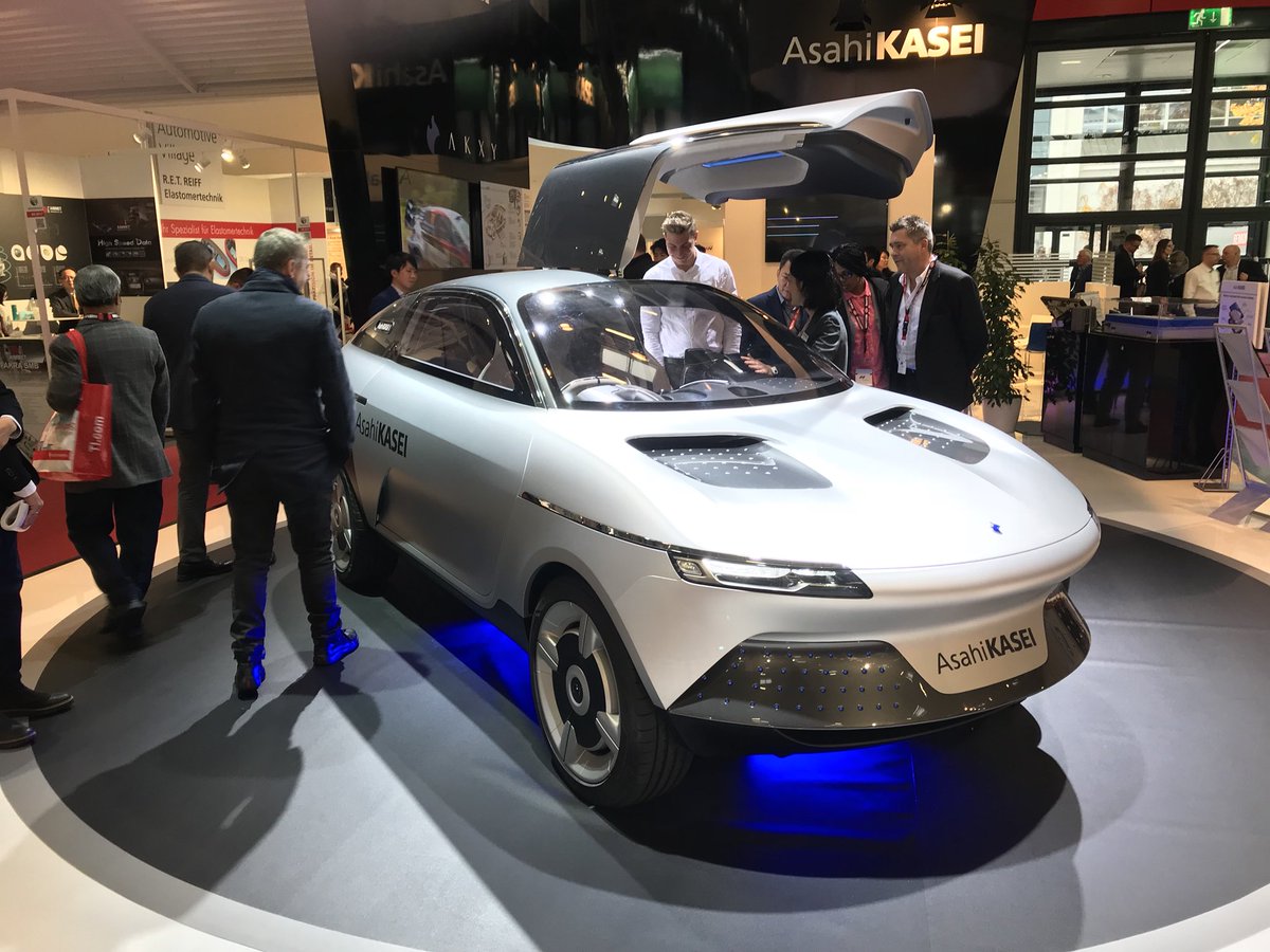 SWIFTDOCK's tweet photo. Really cool electric #conceptcar from #asahikasei @electronicaFair #electriccar https://t.co/XrAPXQmCe5