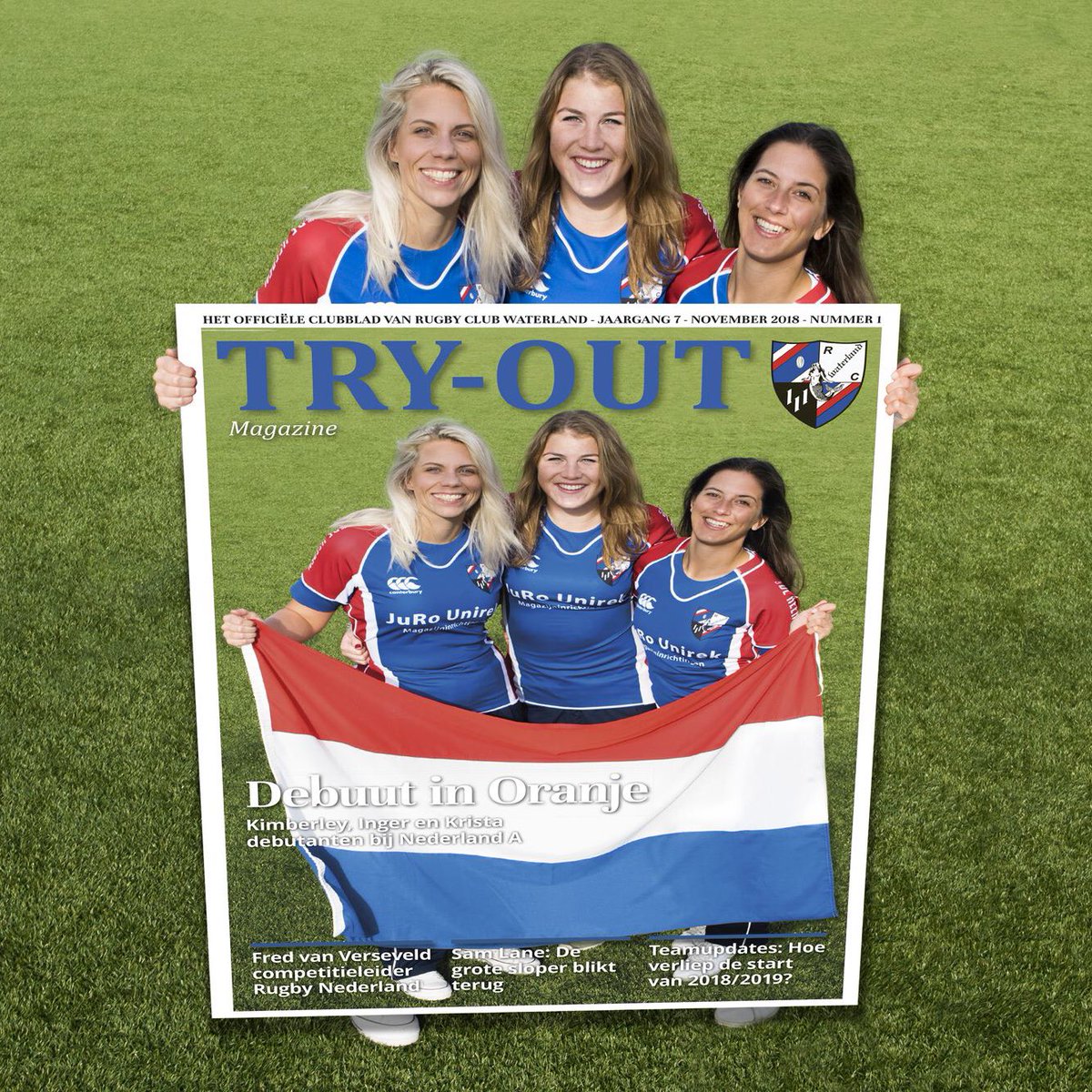 Met trots presenteren we de nieuwe Try-Out! Ons clubblad is een nieuw fris jasje gestoken. Vandaag/morgen zal het magazine bij de leden, sponsoren en supporters worden bezorgd. In het weekend is de Try-Out ook online te lezen op onze website. #purmerend #rugby #magazine