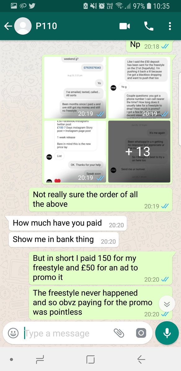 SoLekky's tweet image. #p110 is moving like #FraudBae 🤷🏾‍♂️ Been a huge @p110media fan for the longest. Paid them for a #1take all the way back in July. Once I paid Adam ud fink I told him im pregnant da way I couldn't contact him. I was then promised a refund which I still havent received. #badbusiness