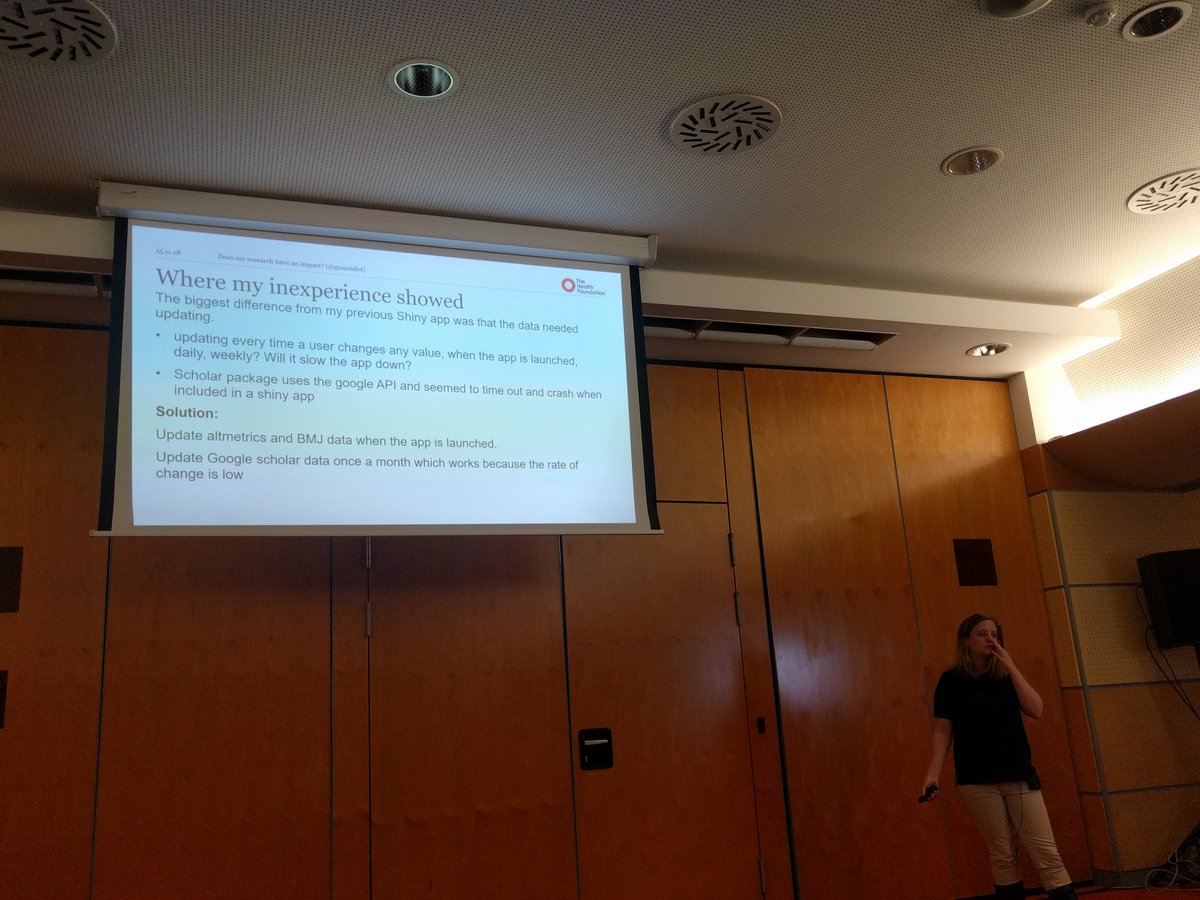 paljenczy's tweet photo. @Gummifot focuses on mistakes in her awesome project so that they are not made anymore #biforum https://t.co/fWCxEOFzBD