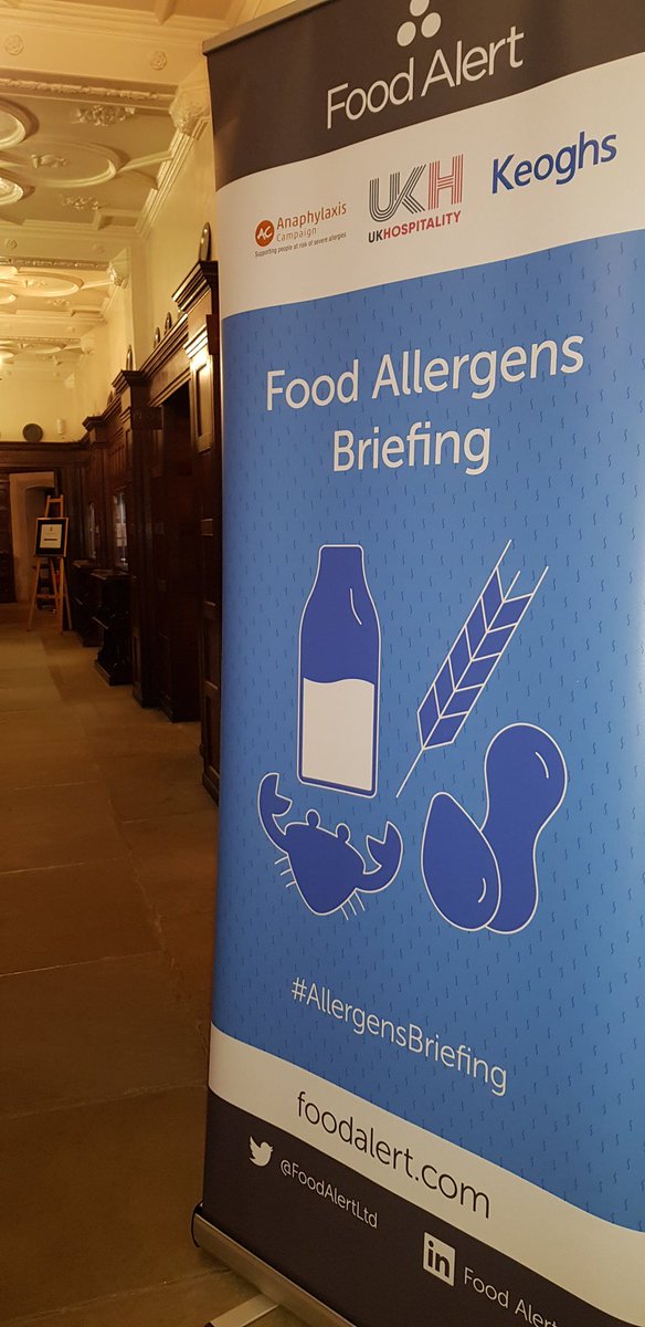 Just an hour left to our #AllergensBriefing at magnificent @Ironhall with @UKHofficial @Anaphylaxiscoms and @KeoghsLaw #AllergenAlert #FoodAllergy