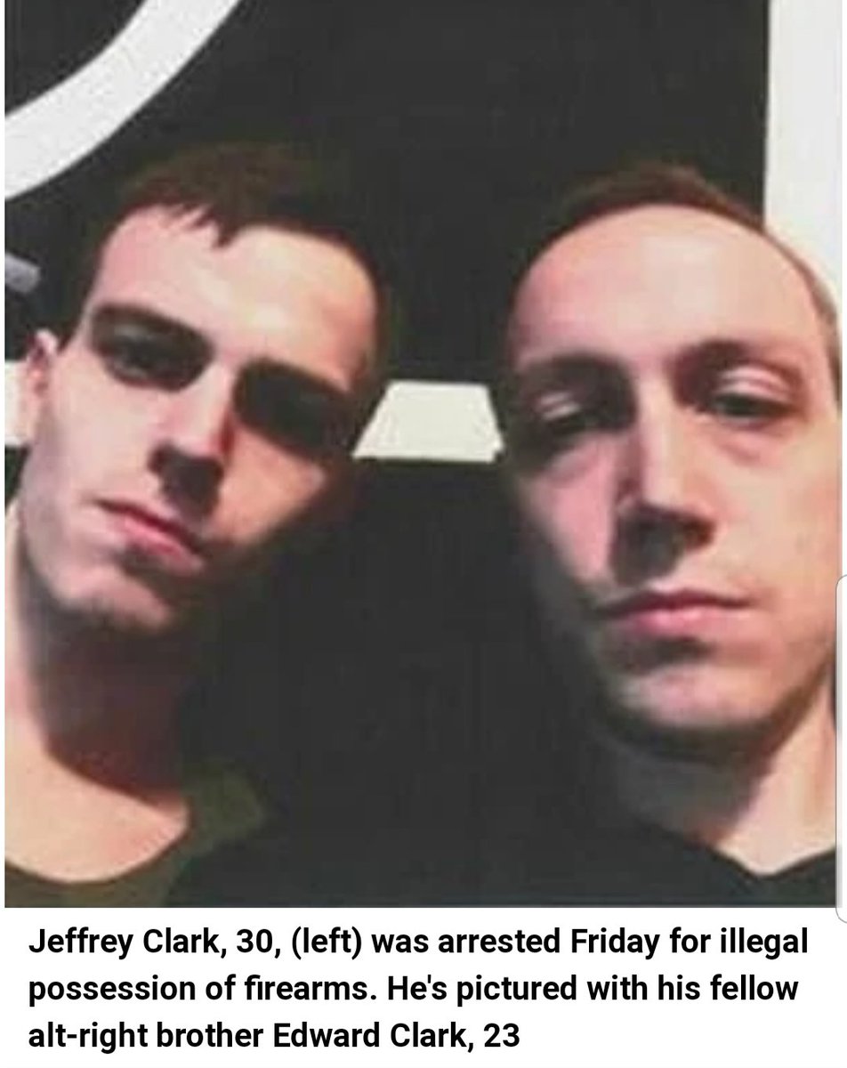 Trump's dangerous white supremacistsJeffrey Clark charged w illegal possession of a high-capacity magazine & transporting a firearm in interstate commerce. Clark's brother, Edward fatally shot himself after the synagogue murdersFriends w a killer