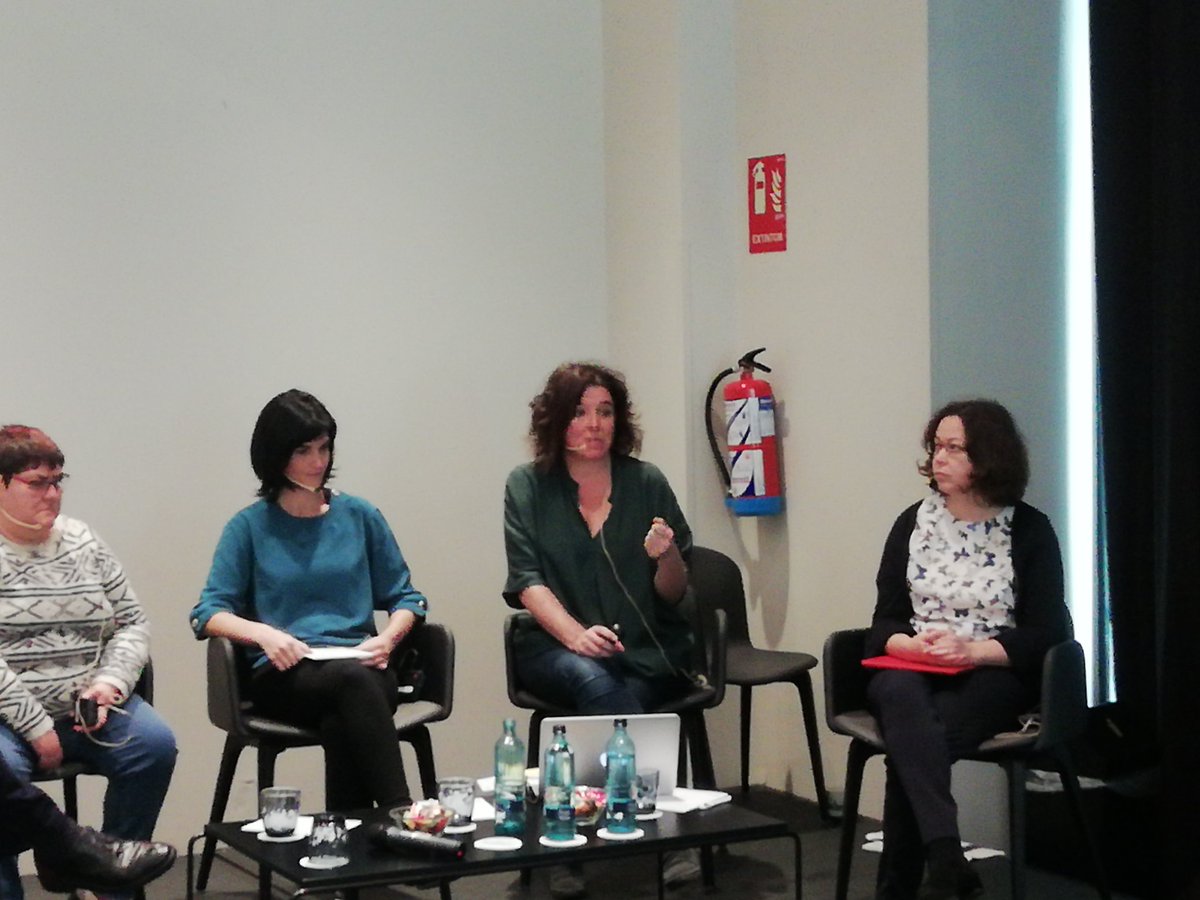 Plenainclusion's tweet image. . @esterortega07 de @FundacionTUYA "puede haber leyes, pero debemos sentirlas. Debe haber un proceso personal y colectivo". #Idea12