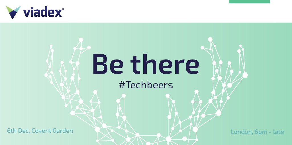 ViadexGlobal's tweet photo. Calling all London techies who are passionate about all things related to #IT and #infrastructure. Come out and enjoy a festive evening of networking with the cityβs finest in Covent Garden! π» ππ€π RSVP for #TechBeers on 6 December: https://t.co/j2S4ORYMKW #ViadexGlobal https://t.co/NVAywgzMdT