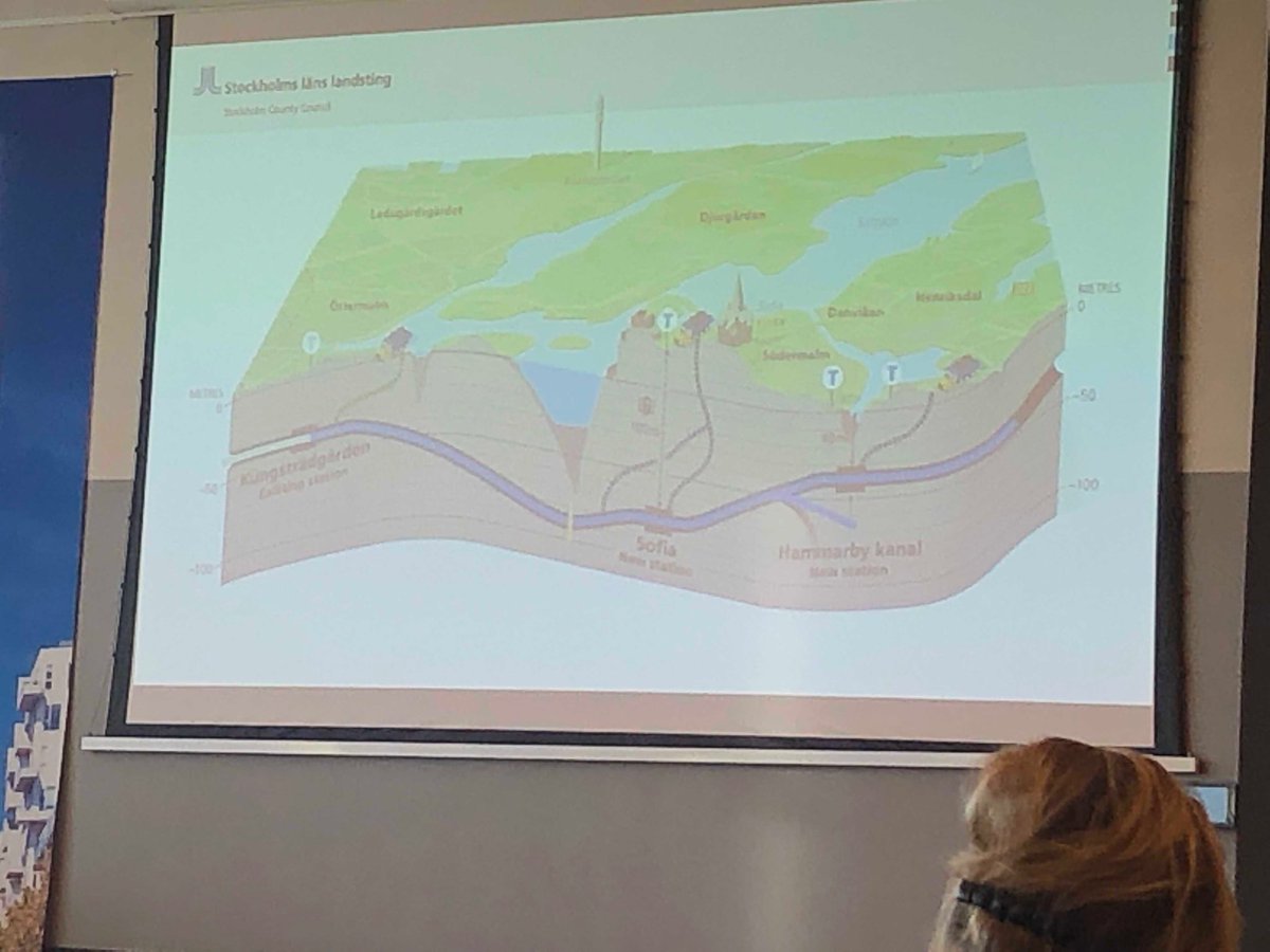 JesperRKri's tweet photo. Faste forbindelser er fremtiden for infrastruktur. #HH #Cphmetro #Femern etc. Her er Stockholms nye metro 100 m under jorden, imponerende! #FasteForbindelser #BuildingNetwork #Trm https://t.co/pdKXycCHys