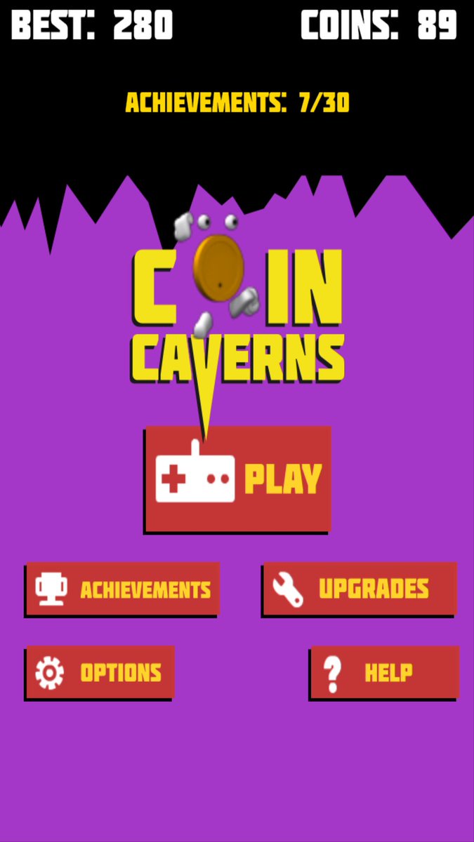 MarcGeorgeson's tweet photo. Game coming along nicely #CoinCaverns #ColinTheCoin #gamedev #indiedev https://t.co/ZqgcGIOfyt