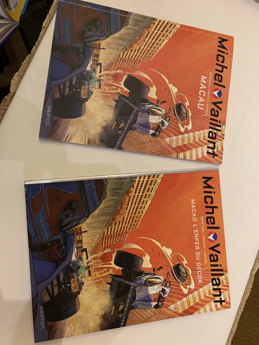 👊You want to win one strip?
RETWEET Yes I got one for my racefans.
Attending the <a href="/MichelVaillant_/">Michel Vaillant</a> presentation💥 of the new version #MacauGP with #F3 and I got a signed version from the writer #PhilippeGraton and 👨‍🎨 designer #BenjaminmichelBeneteau
You know #MichelVaillant