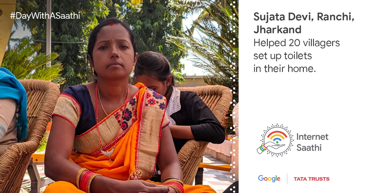 GoogleIndia's tweet photo. Transforming lives, one day at a time, with a little help from the internet. Join us in spending a #DayWithASaathi. https://t.co/g8WENtWJ80