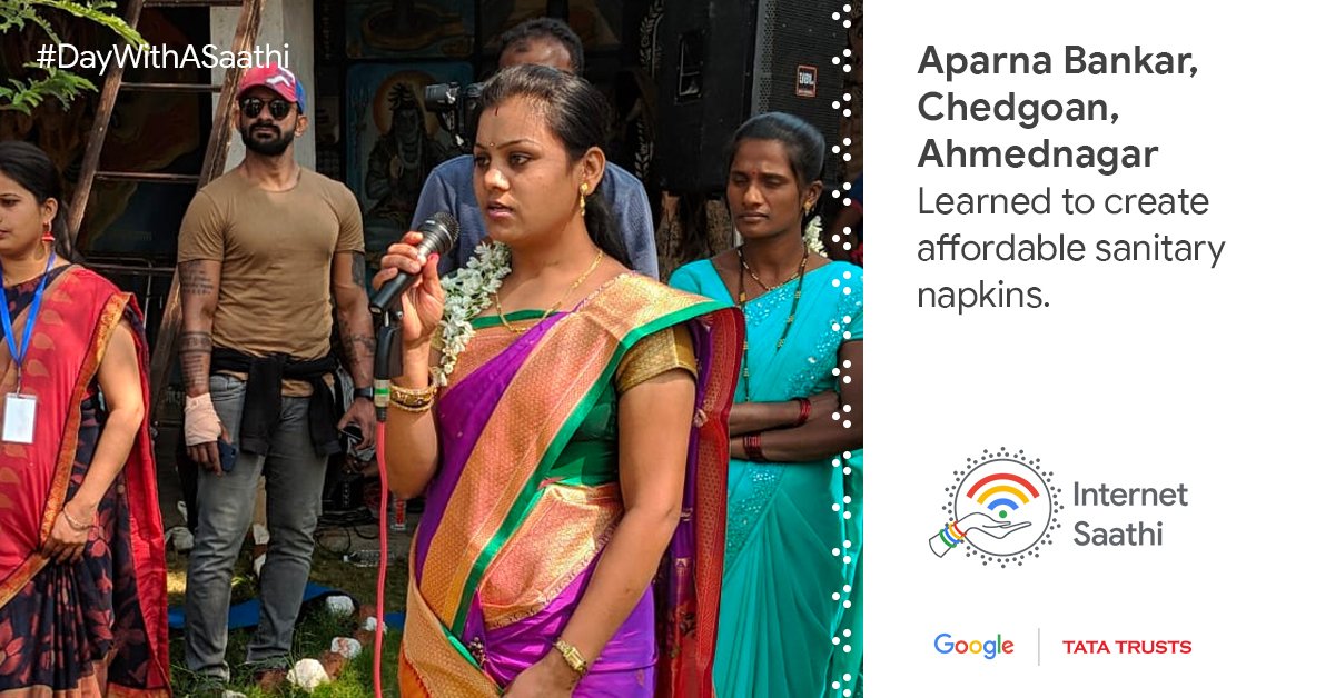 GoogleIndia's tweet photo. Transforming lives, one day at a time, with a little help from the internet. Join us in spending a #DayWithASaathi. https://t.co/g8WENtWJ80