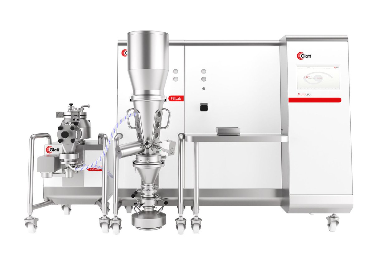 glatt_group's tweet photo. Integrierte Labor-Systemlösung Multilab: Kurze Wege zur beschichteten Tablette #lab #integrated #ProcessSolution https://t.co/kXkOlkW1d8 https://t.co/i9Ax4u2joG
