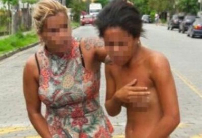 Mulher traída arrasta amante pelada pelas ruas de Cubatão (SP) amazoniaqui.com.br/mulher-traida-…