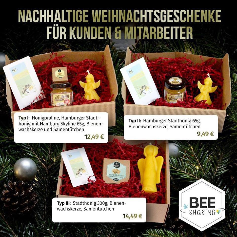 beesharing's tweet photo. #Weihnachten wird nachhaltig! Ihr sucht #fairtrade Geschenke für Kunden und Kollegen? Wie wäre es mit #Honig und Pralinen? #hamburg #imkerei #hh #grünezukunft  #landwirtschaft https://t.co/relr7fGFcV