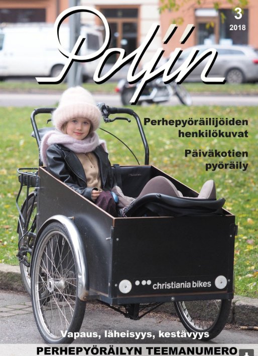 ttvmatti's tweet photo. #Poljin-lehden erikoisnumero käsittelee lasten ja #perhe'pyöräilyn edistämistä #tavarapyörä https://t.co/r2edOduf8C https://t.co/lsvGqtLA1q