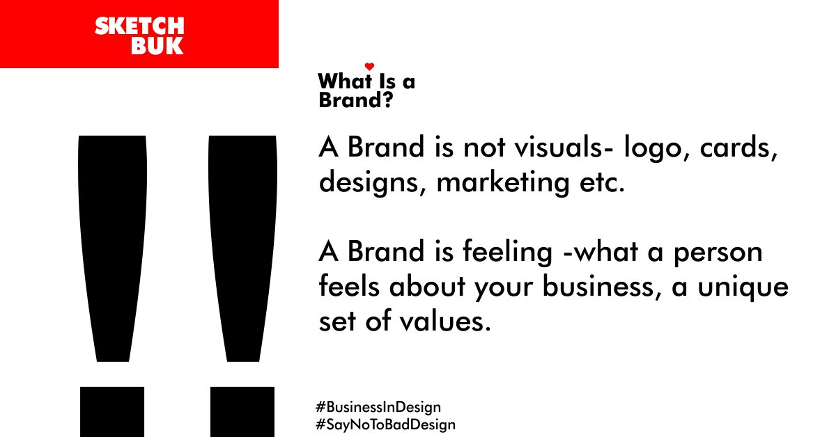 BukSketch's tweet photo. we learnt this yesterday. 
its just been stuck on our mind.
so today we're moving forward.
we've defined a Brand, What then is Branding?
we're gonna find out, join the search.
#BusinessInDesign
#SketchBuk https://t.co/vGcPNDkQLn