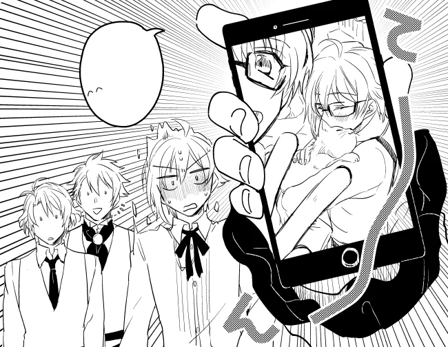 そんなつもりはなかったのに結果的に効果音がダジャレになってしまったコマ 