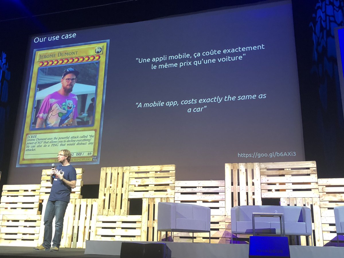 ophelieAnd's tweet photo. A mobile #app costs exactly the same as a car 😂 It depends how shiny you want it ! @JeremieDrouet #true #MobileOne https://t.co/AGor18jMbc