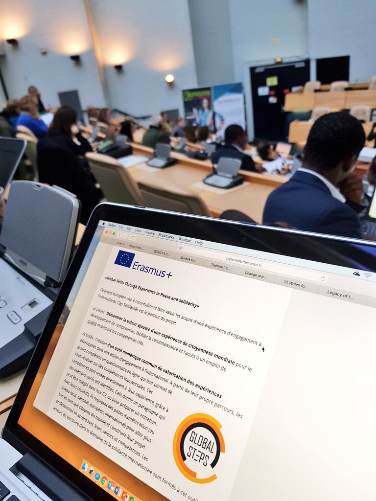 walesforpeace's tweet photo. Inspiring future generations - #global #skills through #international #peace #volunteering: @WCIA_Wales, #CAPSolidarites & @www11be share new #GlobalSTEPS Skills Tool, funded by @EUErasmusPlus, in #Dunkirk. Try it out!
https://t.co/weDzdQH7I5 https://t.co/oGORDgoQda