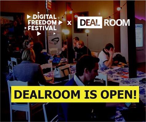 dealroomevents's tweet photo. Deal Room is open for @DigiFF ! #Happynetworking πΊπ€³π»π€#buildyourcommunities #digitalfreedomfestival π https://t.co/VQqFqio5nQ