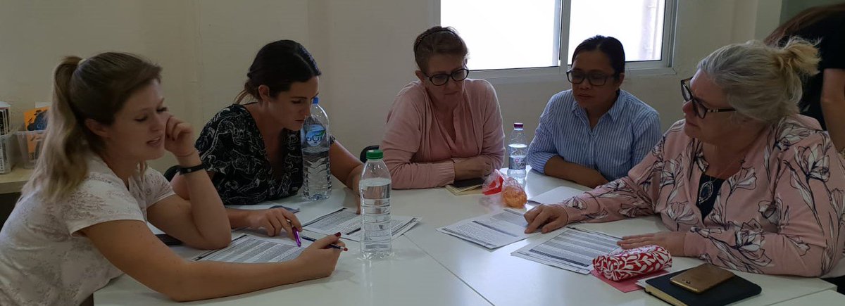 AWISDoha's tweet photo. Teachers are often asked if they sleep in school. With our self-study in full swing resulting in long afternoon meetings it sometimes feels like that! Great work so far everyone; well done! #QNSA #selfstudy #evaluation #benckmarking #AWISLearningCommunity https://t.co/fXsGDJrK6x