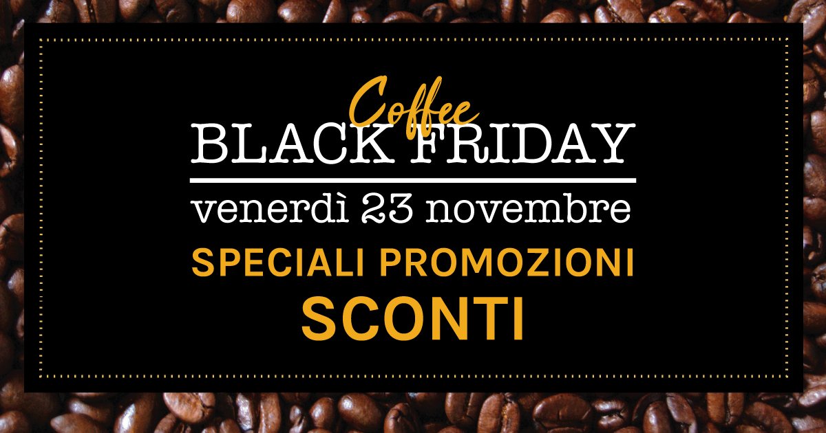 Coffeeshare_it's tweet photo. Clicca su questo link 👉https://t.co/zobMMA6yyb 
e rimani aggiornato sul nostro ☕ Coffee Black Friday ⭐ #coffeeshare https://t.co/wOR0X51mWh