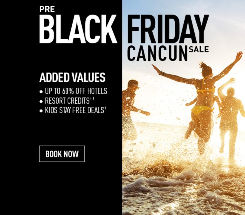TravelBookster's tweet photo. CANCUN Deals🌴☀⛱
All-Inclusive Vacation Packages w/ Air &amp; More Great Hotel Deals

➡To request more information or book your next vacation send us an email to ✉info@travelbookster.com or call ☎888-965-0150

#Cancun #deals #BlackFriday2018 https://t.co/mW5bNz5kP3