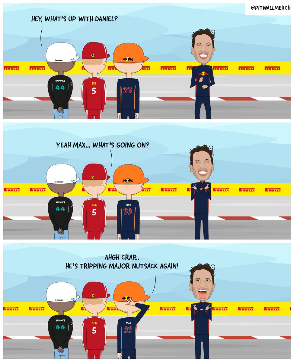 pitwallmerch's tweet photo. @redbullracing @danielricciardo #CheersDan https://t.co/5pXO46yc4j